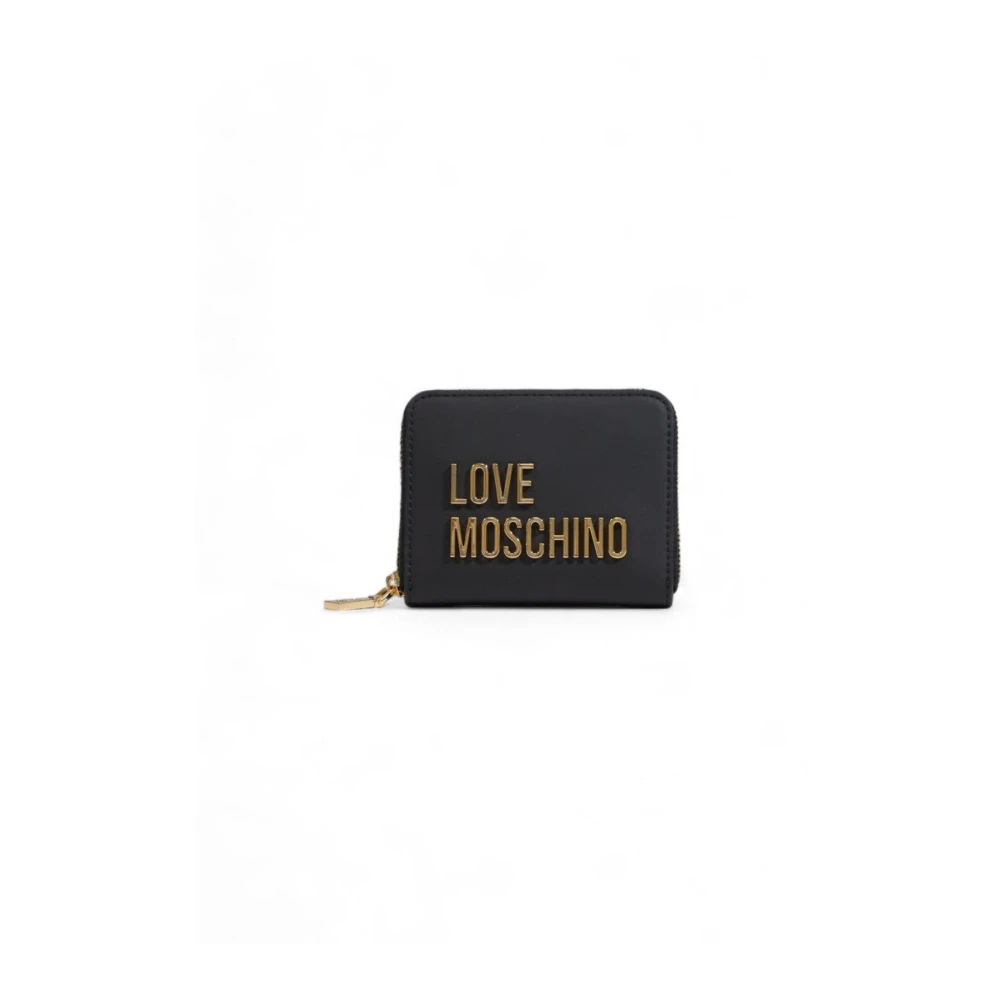 Love Moschino , Wallets & Cardholders, Female, Black, One Size, Polyurethane Wallet - Image 3