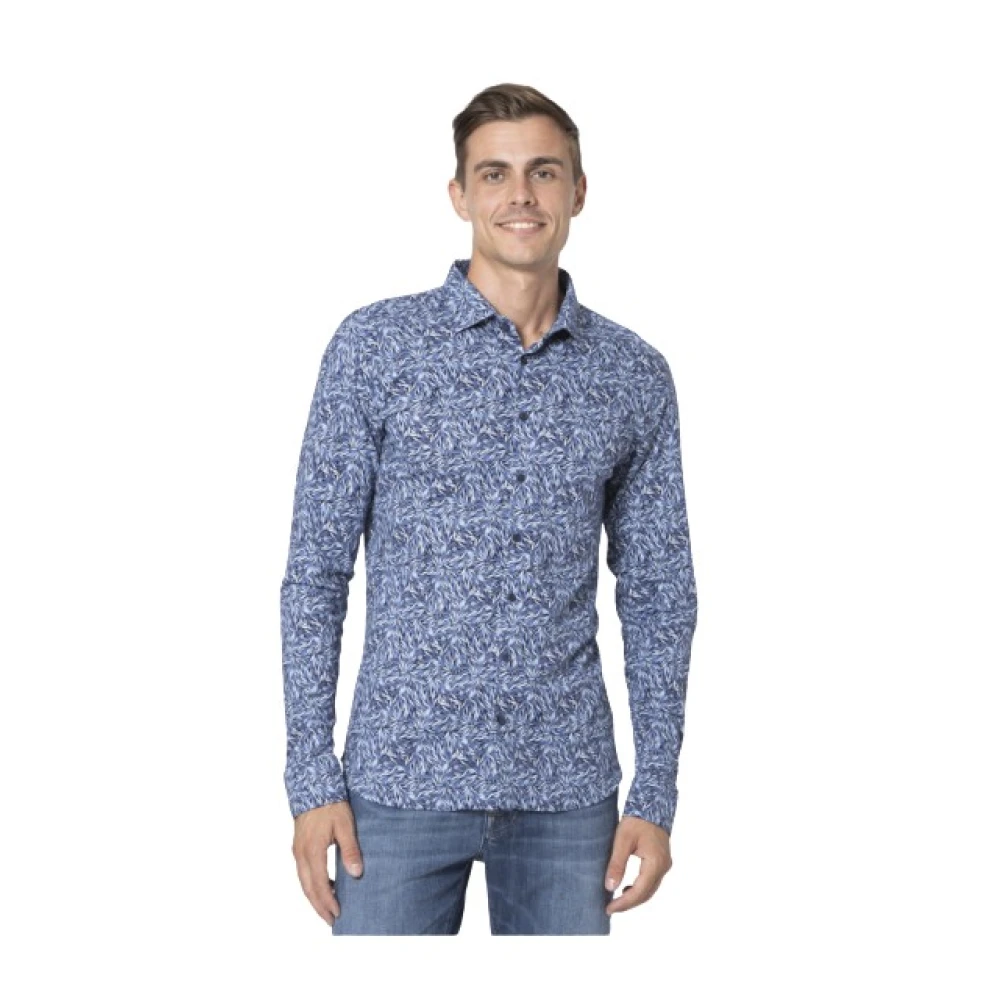 Desoto Hombre Azul Camisas, Talla: L