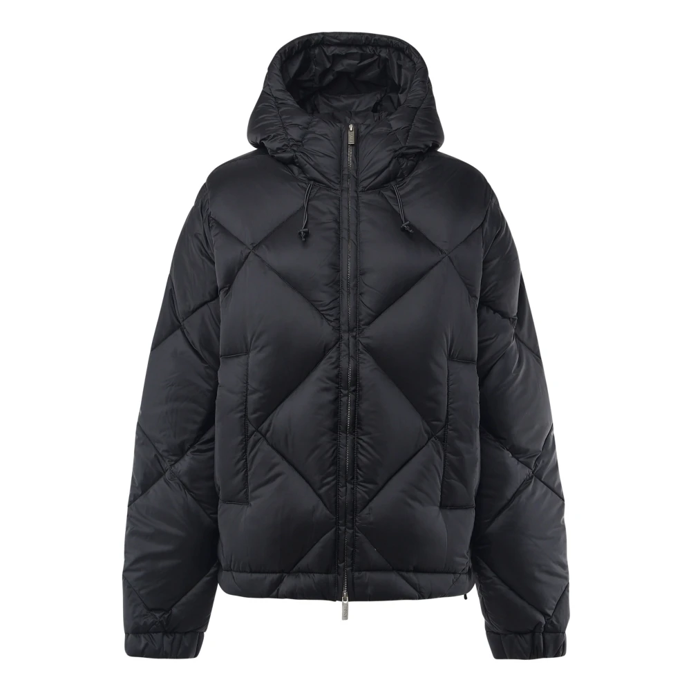 K-way Zwarte Winterjas met Molina Dons Black Heren