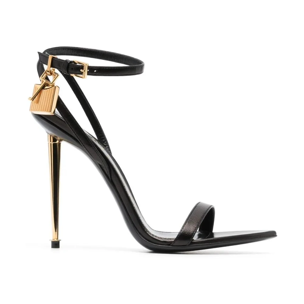 Tom Ford Women's Padlock Heels - Black - Size 7 - Image 4
