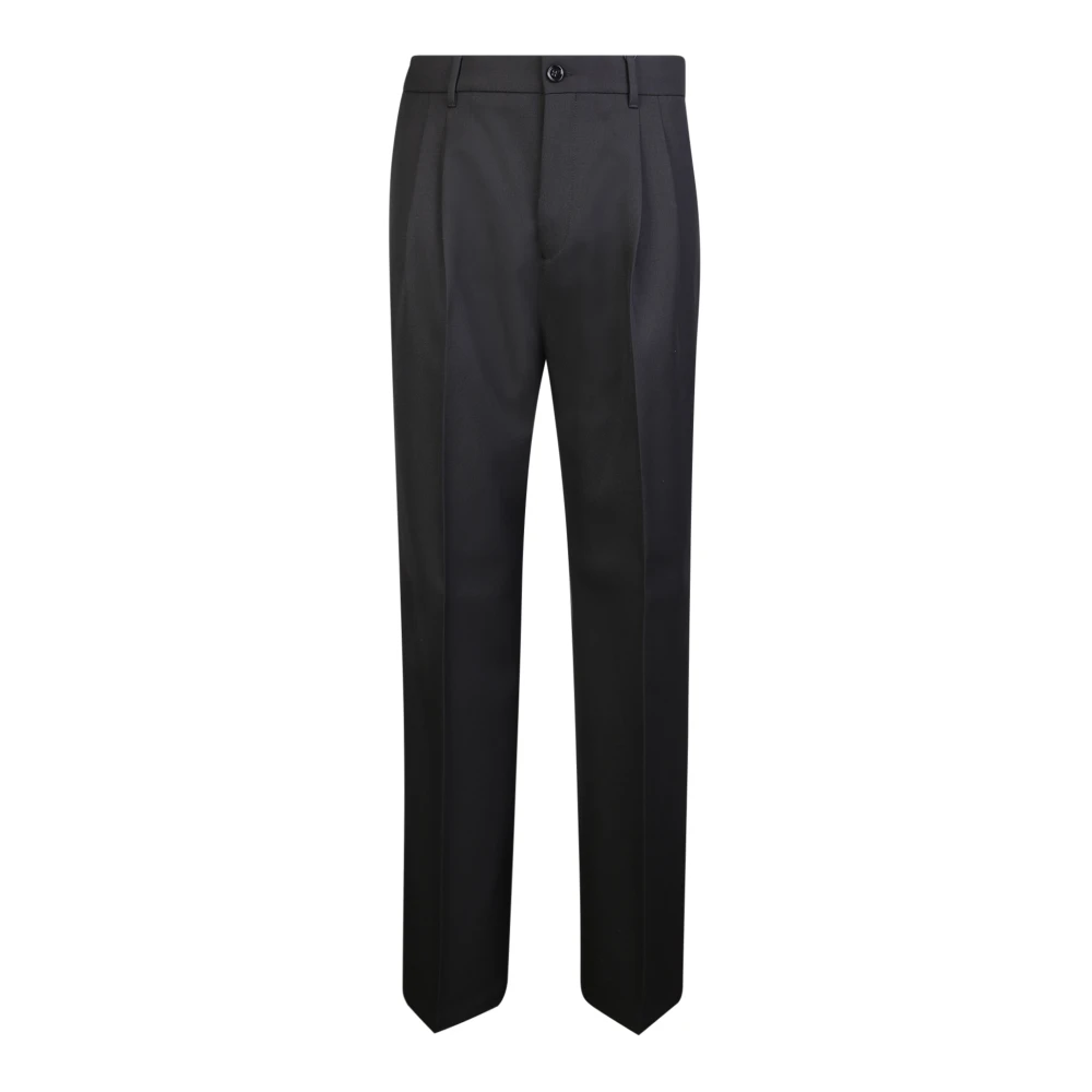 Burberry Men's Black Tailored Trousers For - Straight Trousers - M - Trousers