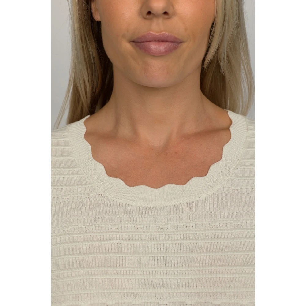 2-Biz Off-White Lara Sweater White Dames