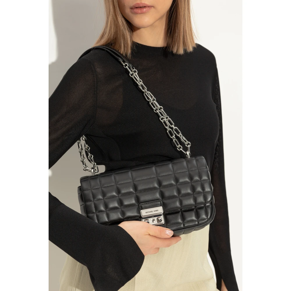 Michael Kors Schoudertas Tribeca Black Dames