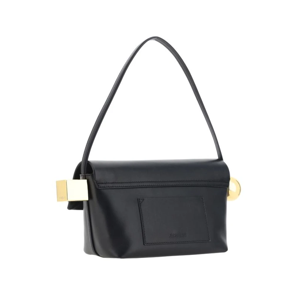 Jacquemus Moderne Leren Schoudertas Black Dames