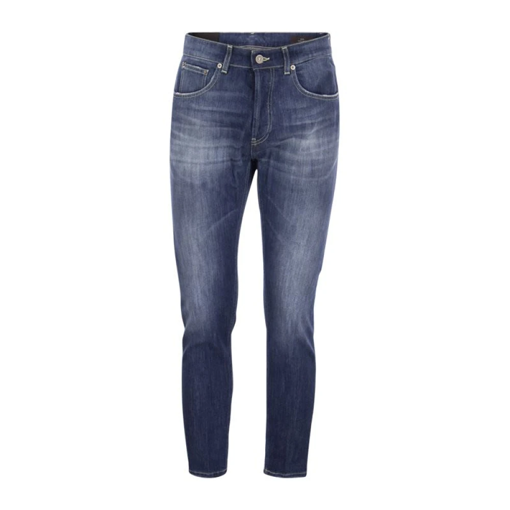 Dondup Dian Carrot-fit jeans Italiaans ontwerp Blue Heren