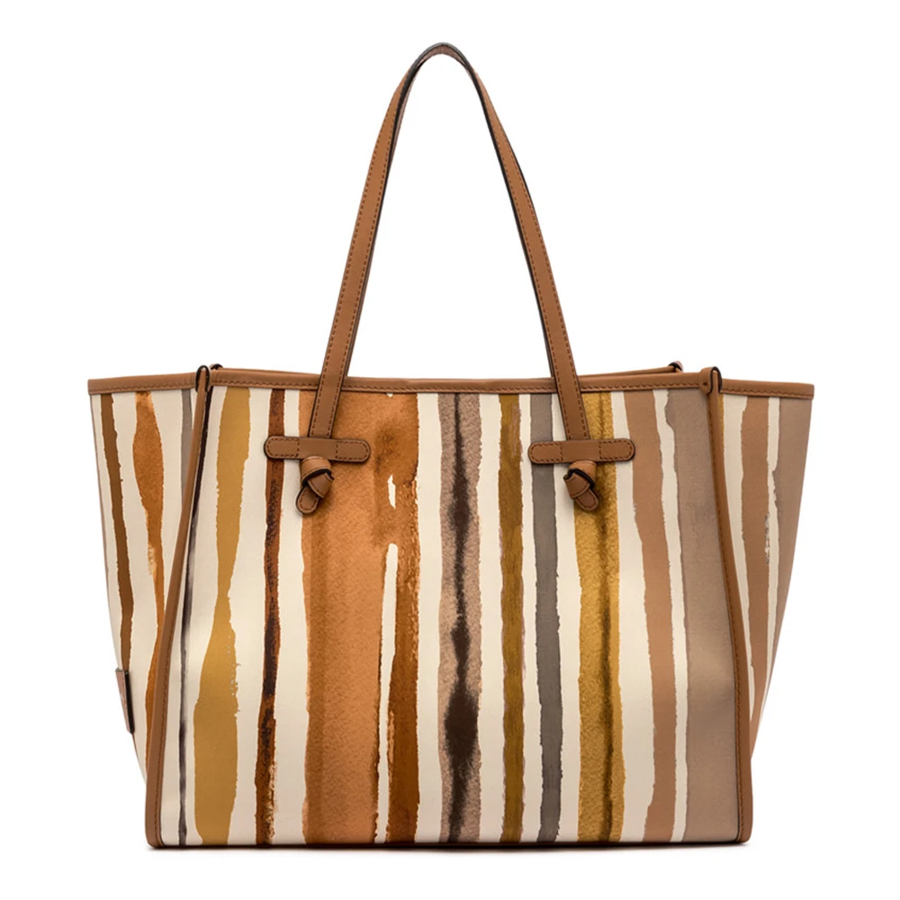 Gianni Chiarini Naturlig Marcella Läderhandväska Beige, Dam