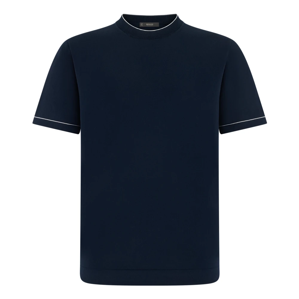Boggi Milano Hombre Azul Camisetas, Talla: L