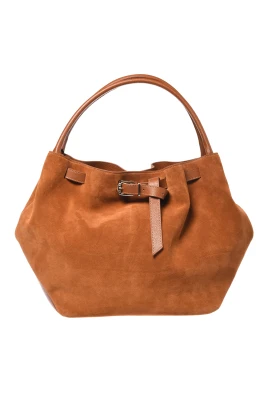 Suede Bucket Bag