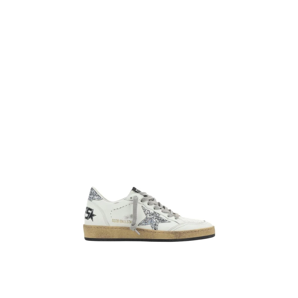Golden Goose Femme Blanc - Baskets Étoilées Emblématiques Avec Inserts Métalliques - Chaussures - Taille: 36 Eu