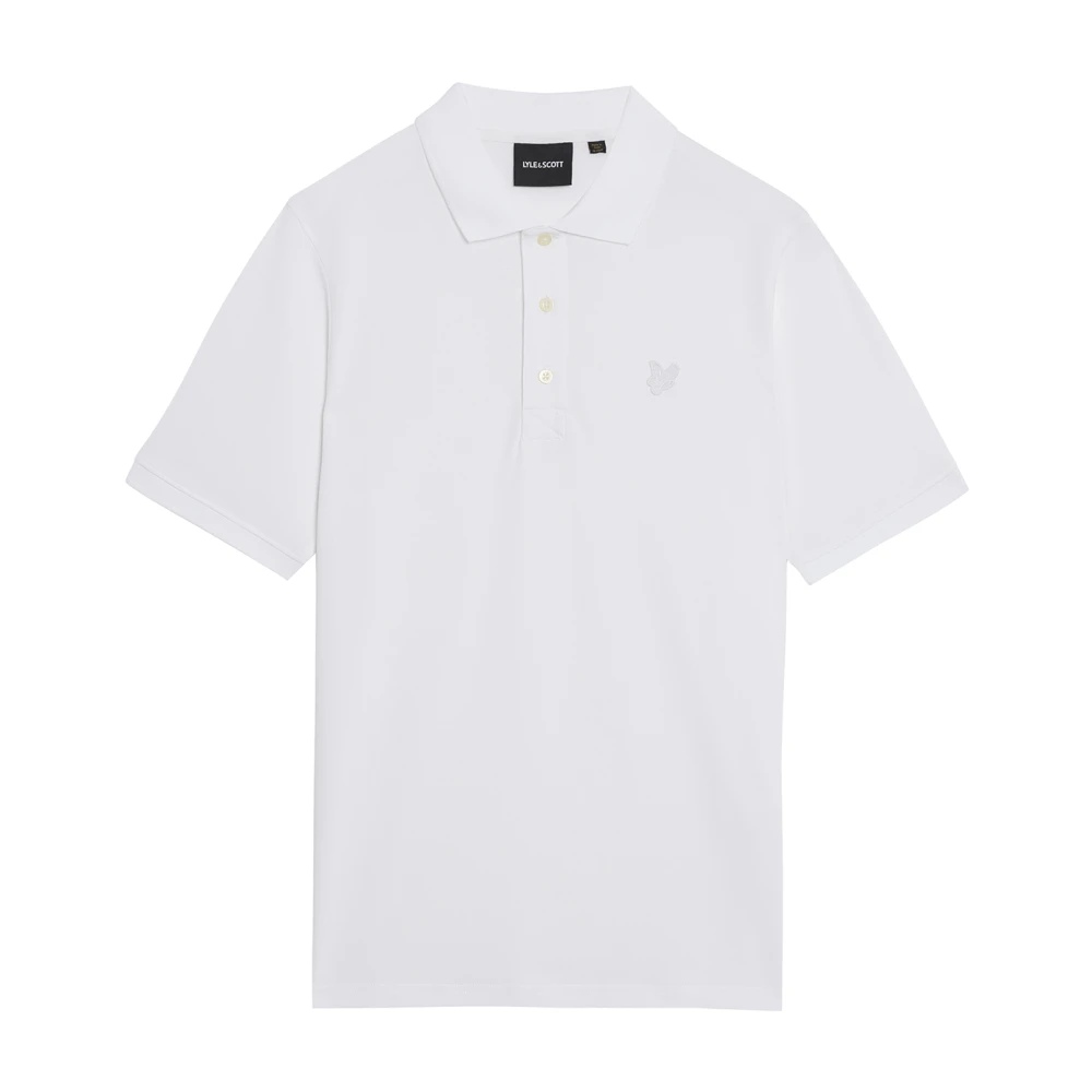 Lyle & Scott Men's White Polo Shirts, M, Superfine Polo Shirt