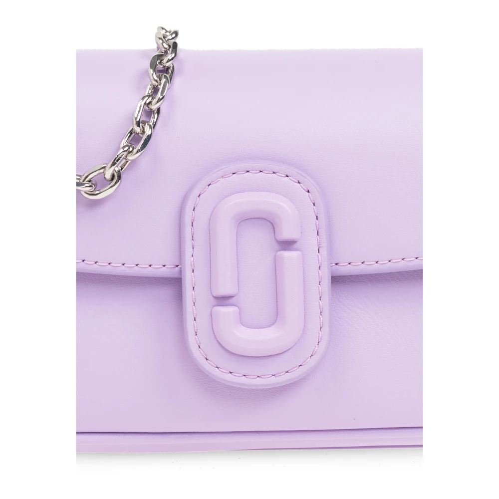 Marc Jacobs Schoudertas met logo Purple Dames