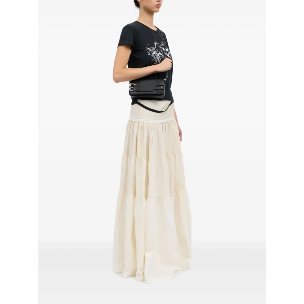 MM6 Maison Margiela Zwarte Schoudertas met Gesp Black Dames