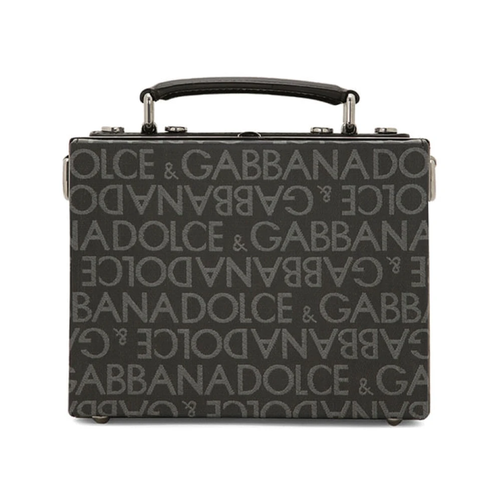 Dolce & Gabbana Stijlvolle Tote Tas met Uniek Ontwerp Black Heren