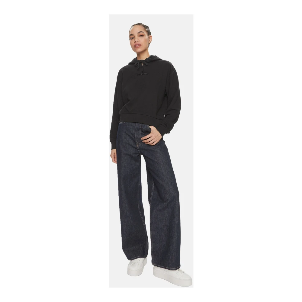 Vans Stijlvolle hoodie voor mannen en vrouwen Black Dames