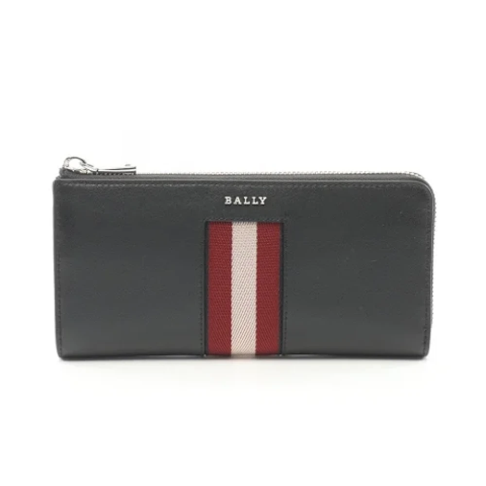 Bally Pre-owned Leather wallets Black Heren