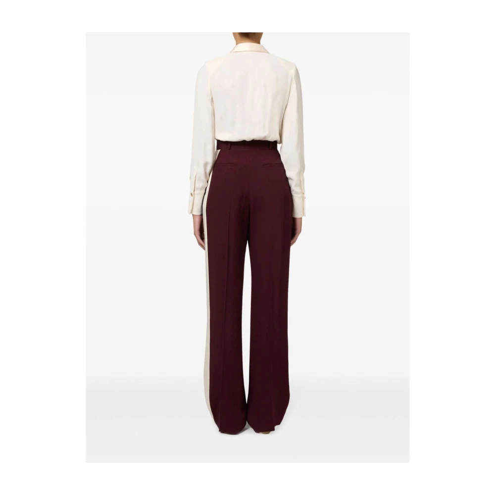 Elisabetta Franchi Stijlvolle Broek voor Vrouwen Red Dames