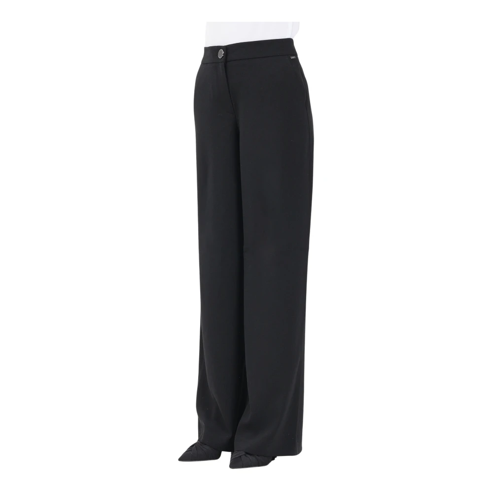 Armani Exchange Damen Schwarz Hosen, K, Xsgröße:
