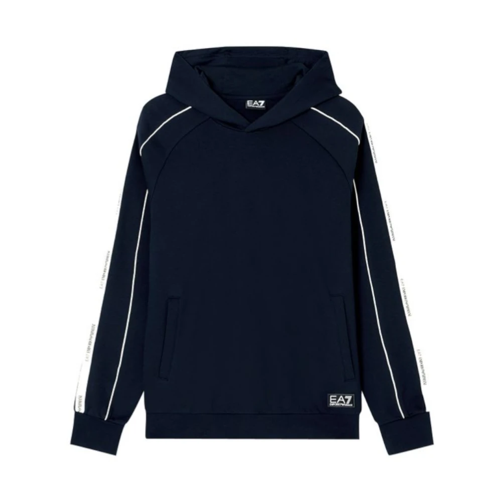 Emporio Armani Ea7 Herren Blau Sweatshirts & Hoodies, Xlgröße: