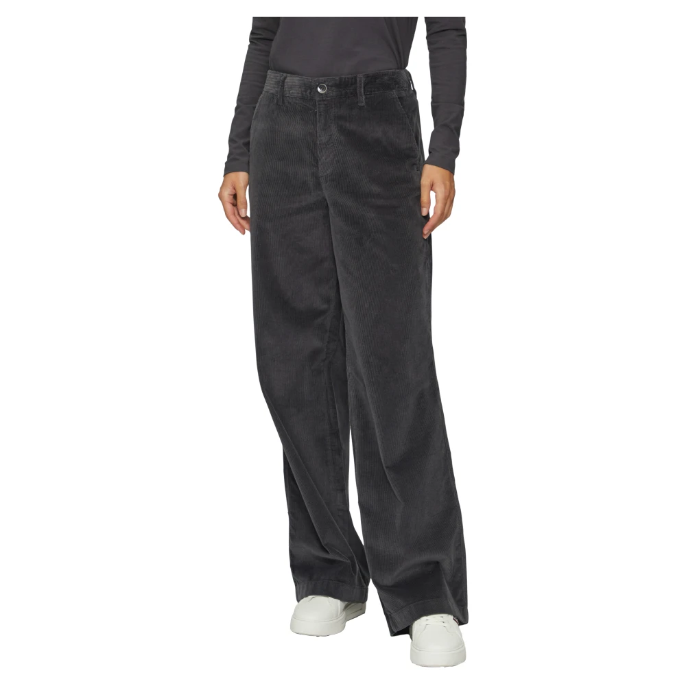 s.Oliver Wijde Pijp Ribfluwelen Broek Gray Dames