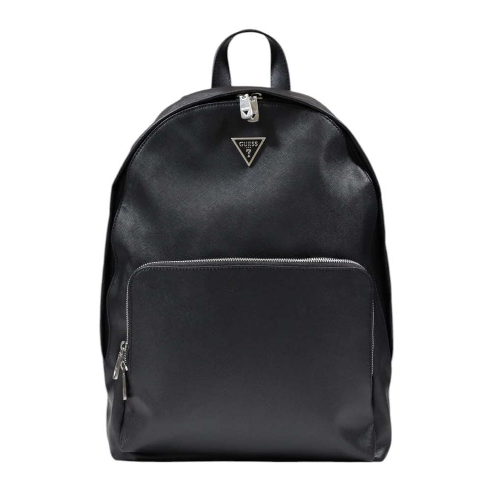 Guess Zwarte Rits Rugzak Lente Zomer Tas Black Heren
