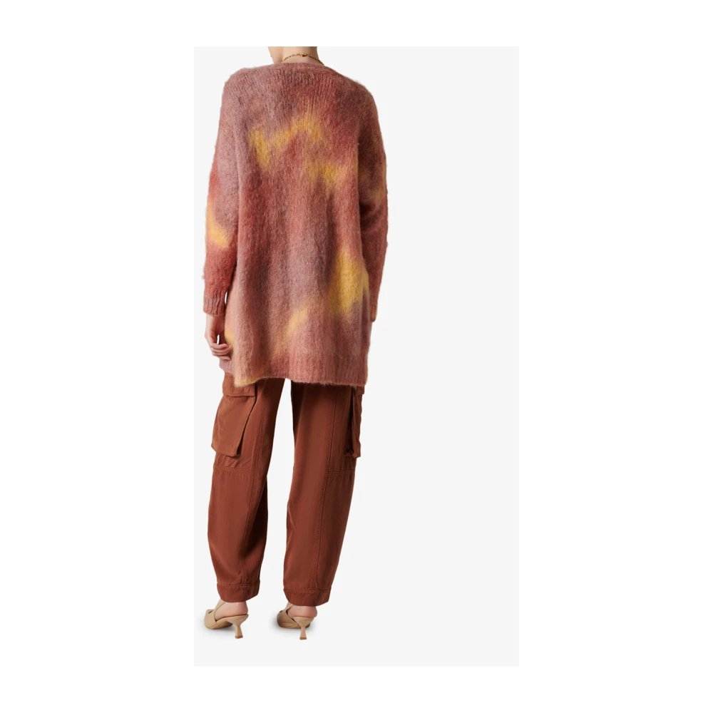 Manila Grace Cargo Broek in Bruin Brown Dames