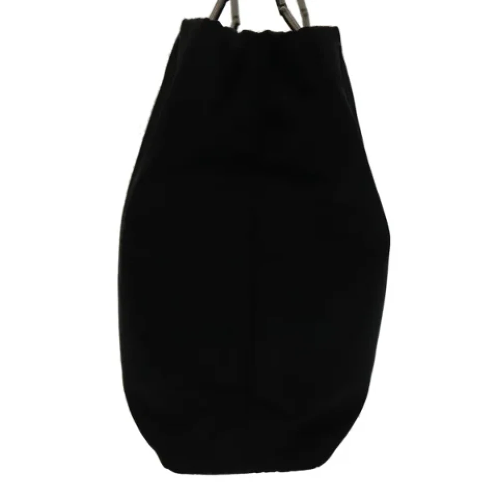 Prada Vintage Pre-owned Nylon handbags Black Dames