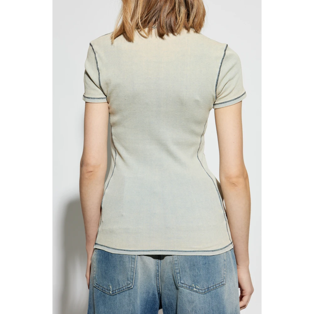 Diesel Top T-Hans-A Gray Unisex