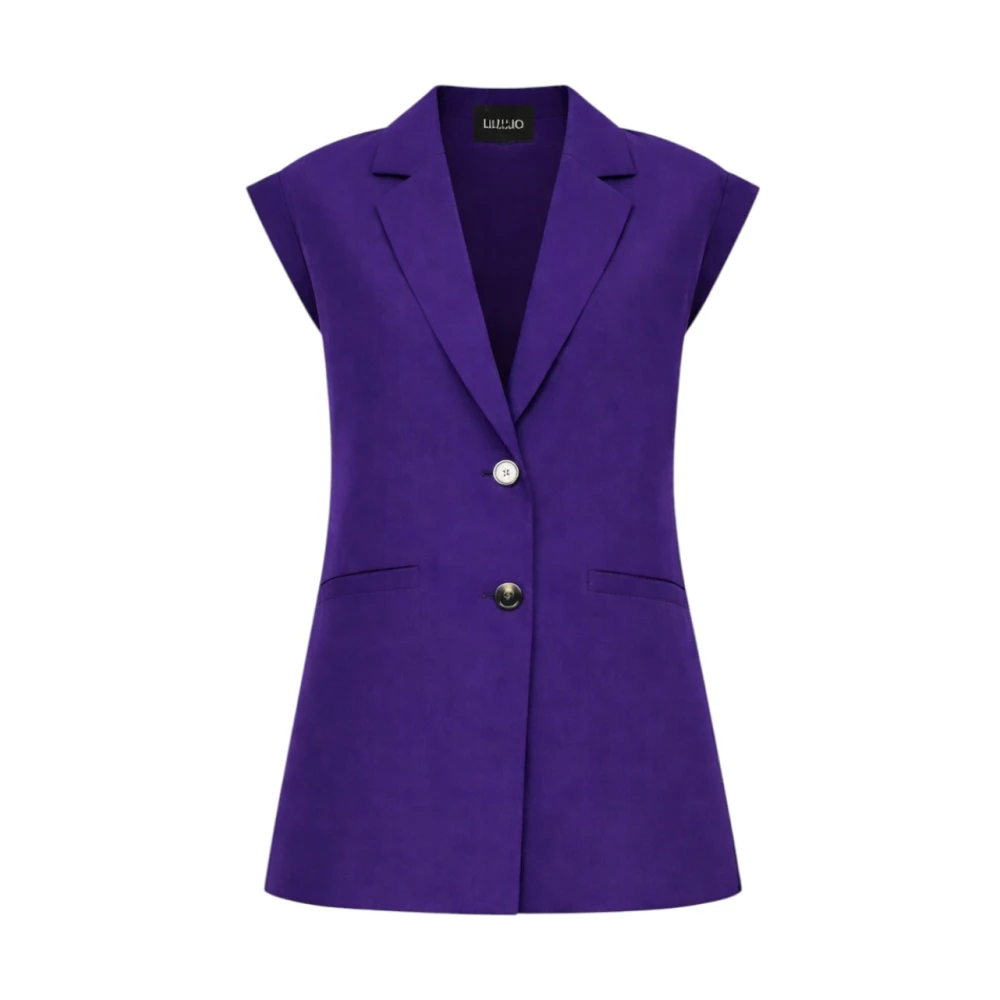 Liu Jo Damen Violett Jacken, Lila, Xsgröße: