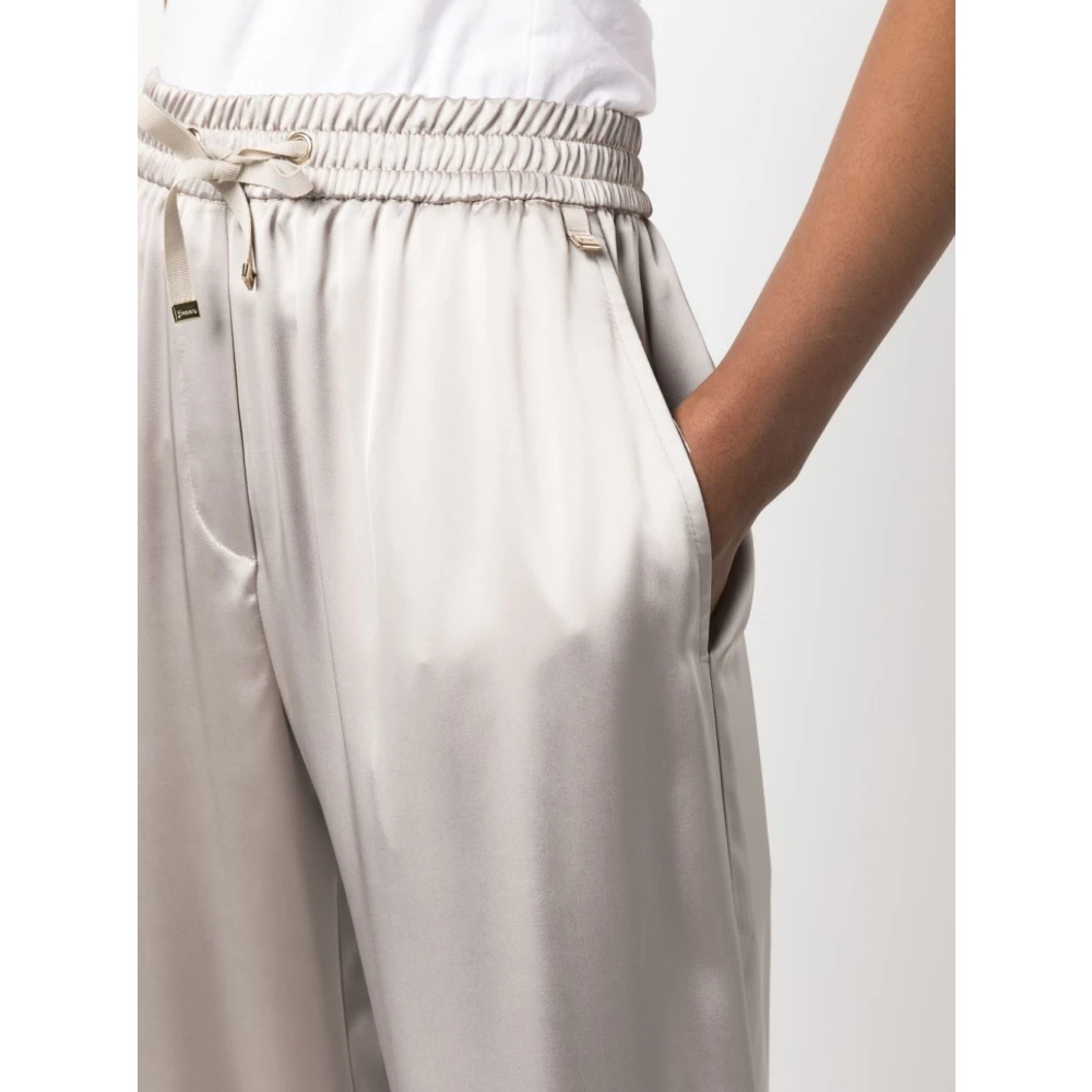 Herno Rechte Trekkoordbroek Gray Dames