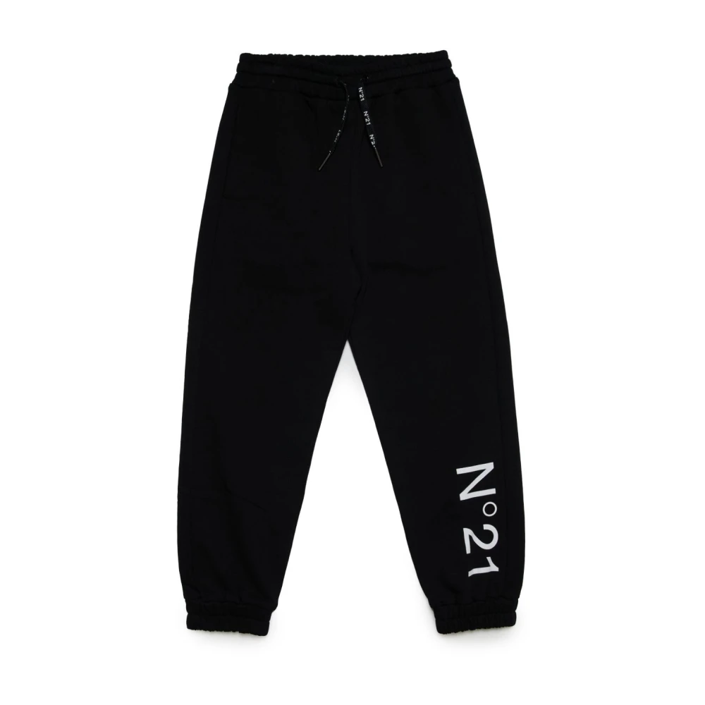 N21 Boys Black Sweatpants, 14 Y, Fleece Jogger Trousers
