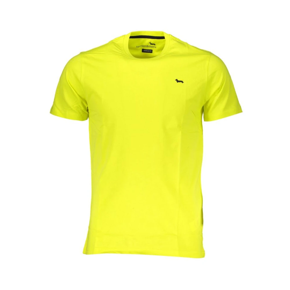 Harmont & Blaine T-shirt gemaakt van gele katoen Yellow Heren