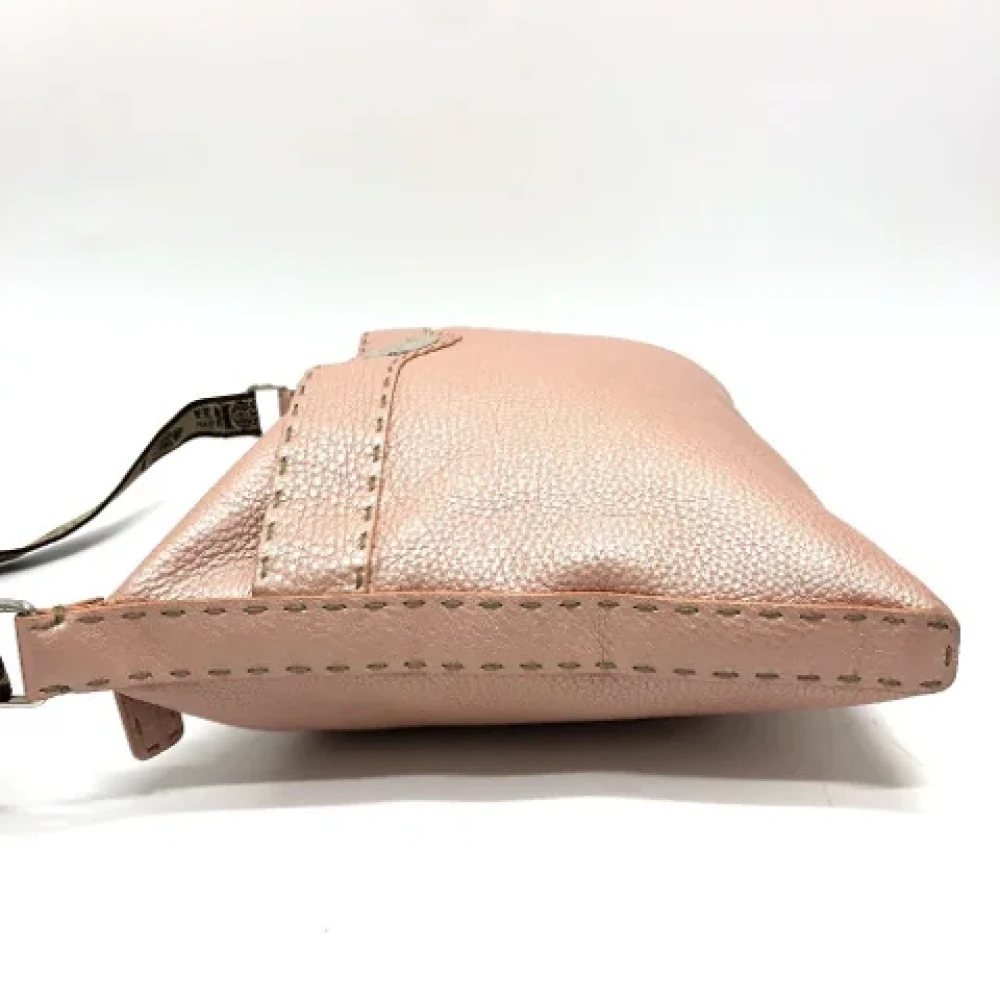 Fendi Vintage Pre-owned Leather fendi-bags Pink Dames