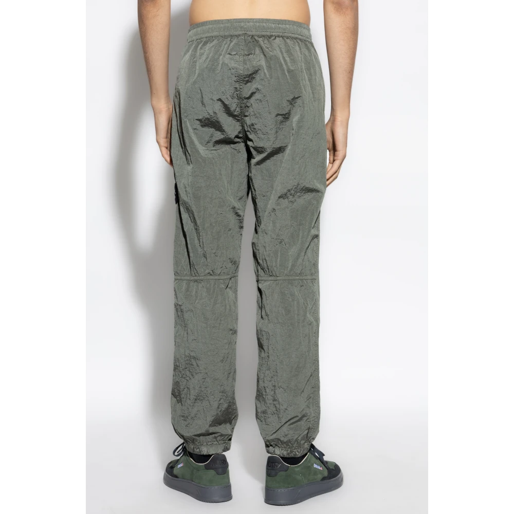 Stone Island Broek met logo Gray Heren