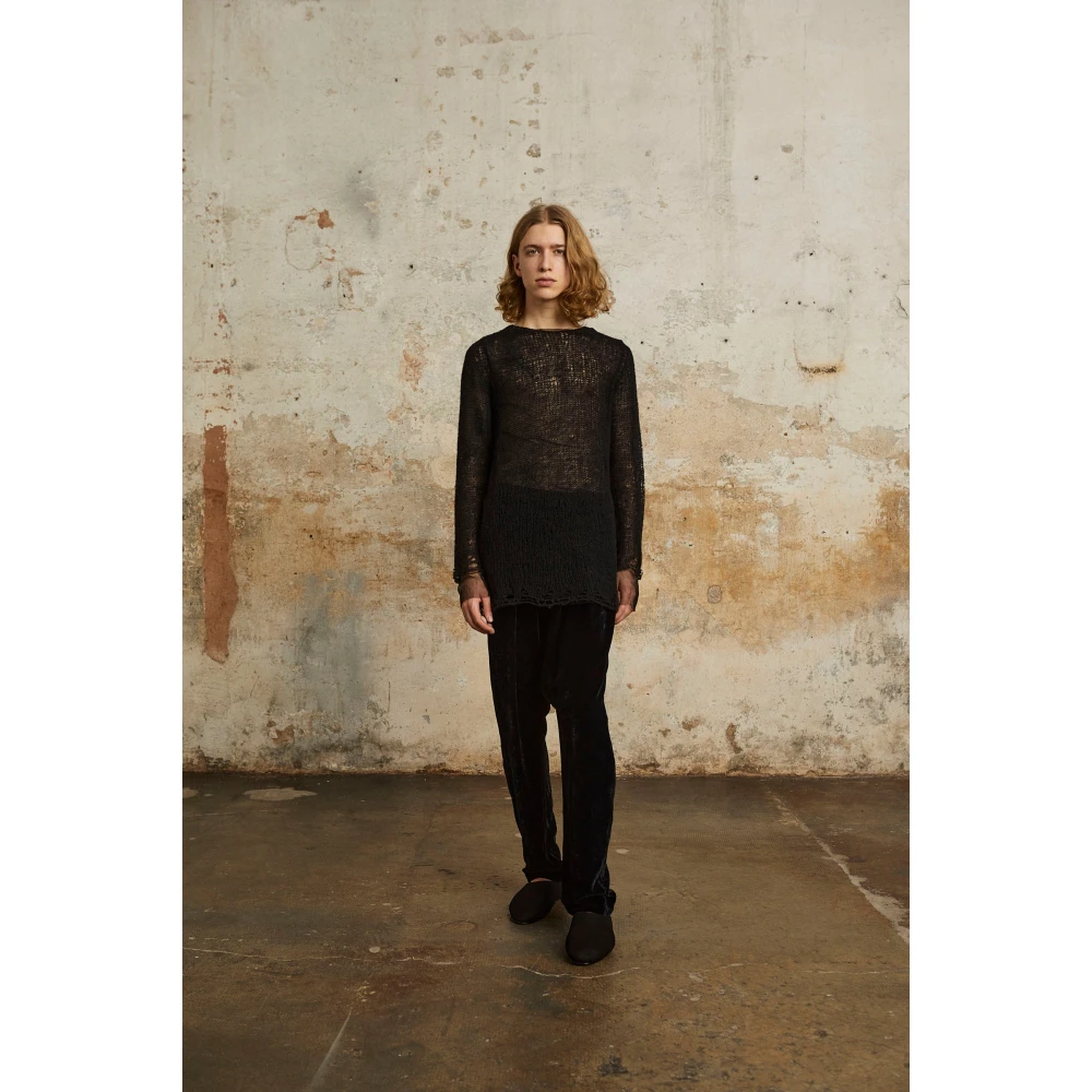 Cortana Onye alpaca jersey zijde en kasjmier zwart Black Dames