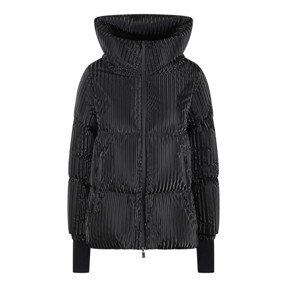 Herno 3D Effect Nylon Donsjas Black Dames