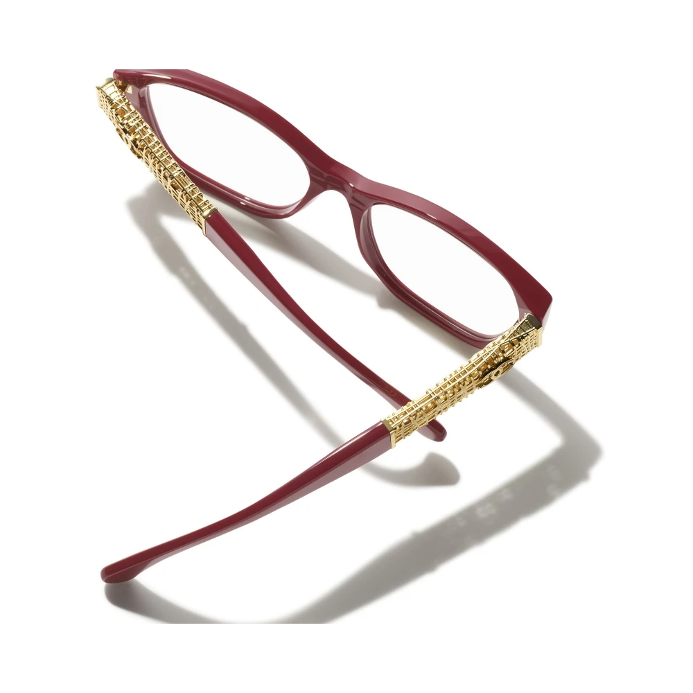 Chanel Stijlvolle Brilmonturen met 3 Jaar Garantie Red Dames