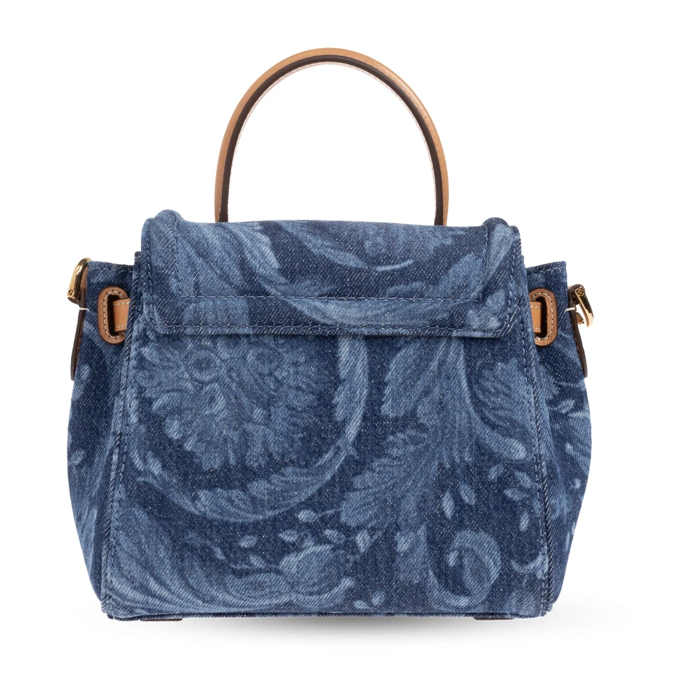 Versace Kleine schoudertas met Medusa Blue Dames