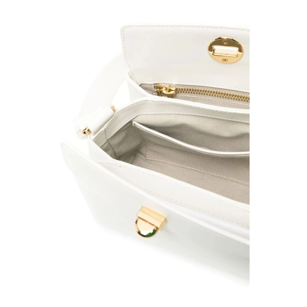Plan C Mini Schoudertas in Wit White Dames