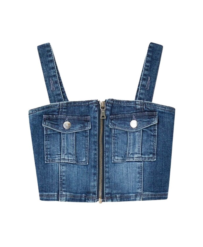 haut-en-denim-ajustable-avec-fermeture-eclair-avant