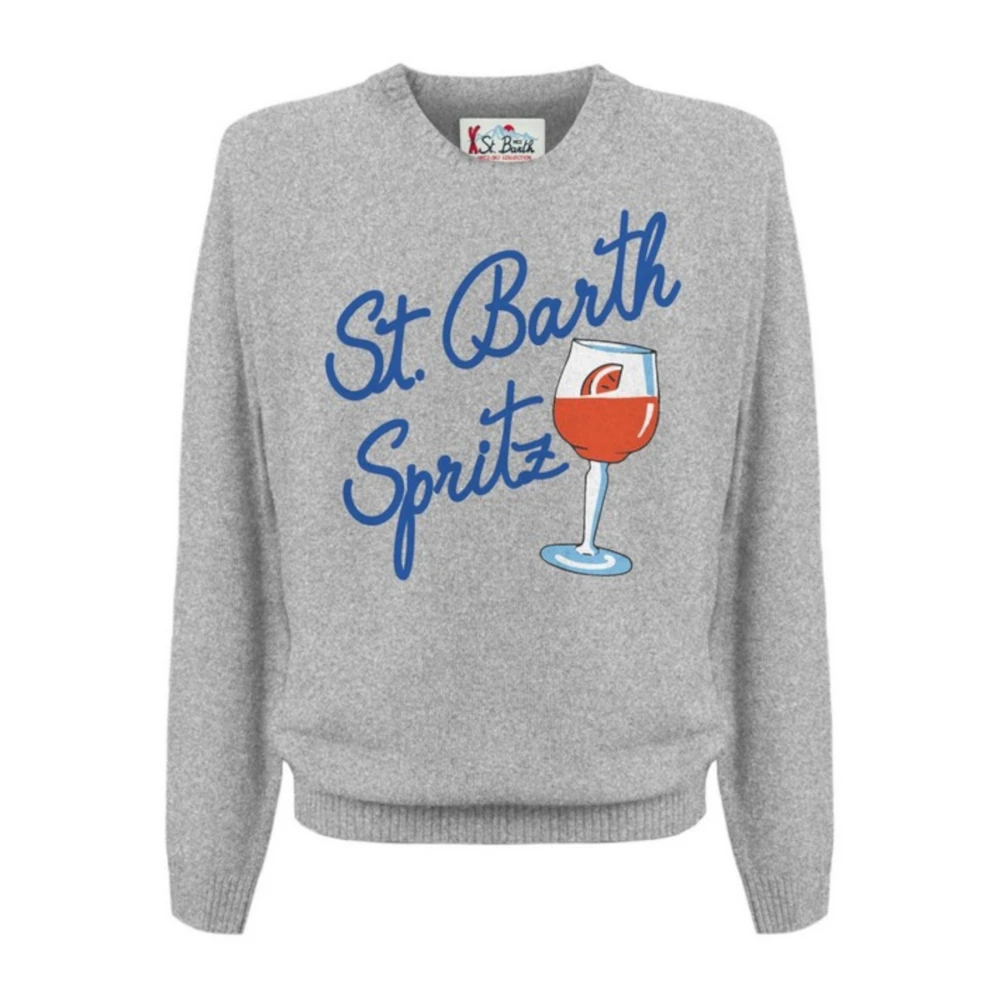 MC2 Saint Barth Heron Sweater Gray Heren