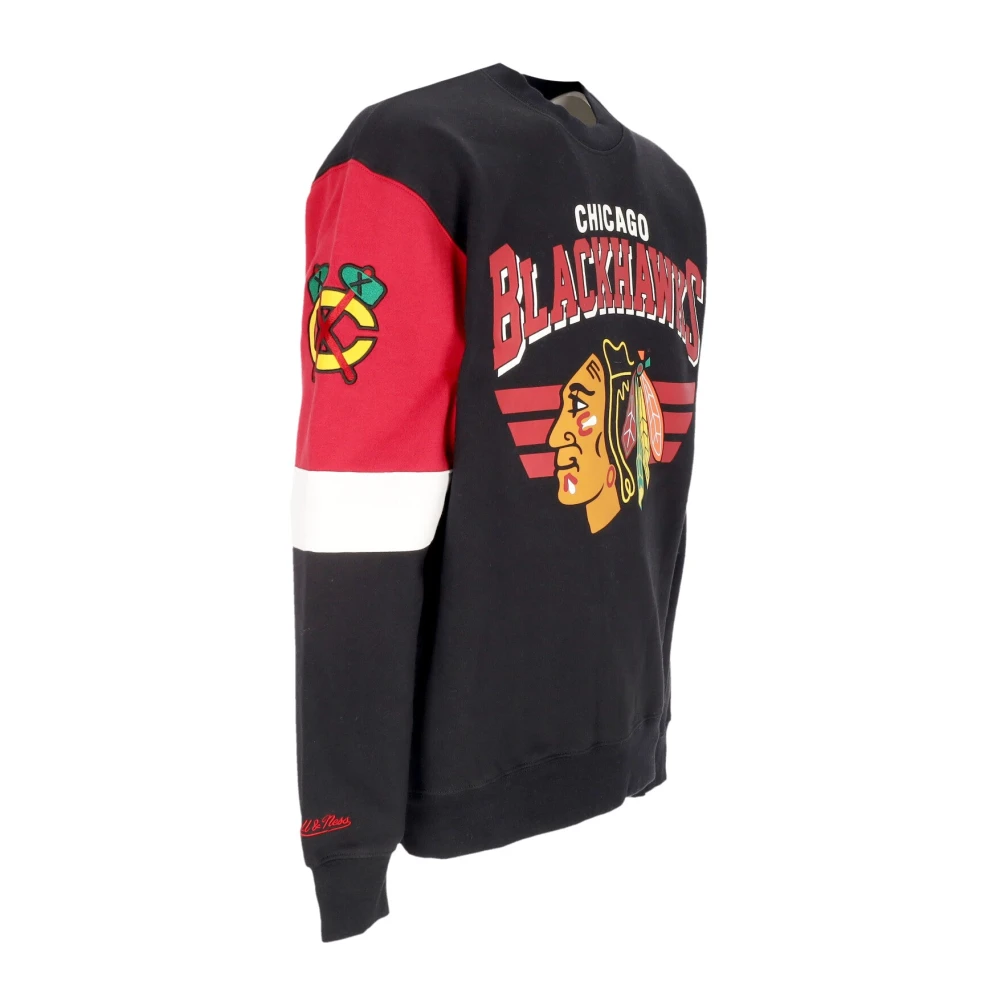 Mitchell & Ness Chicago Blackhawks Crewneck Sweater Multicolor Heren