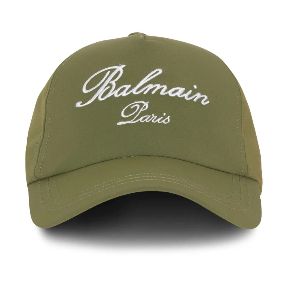 Balmain Caps Green Heren