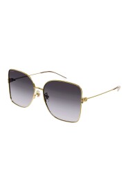Elegante Metallquadrat-Sonnenbrille