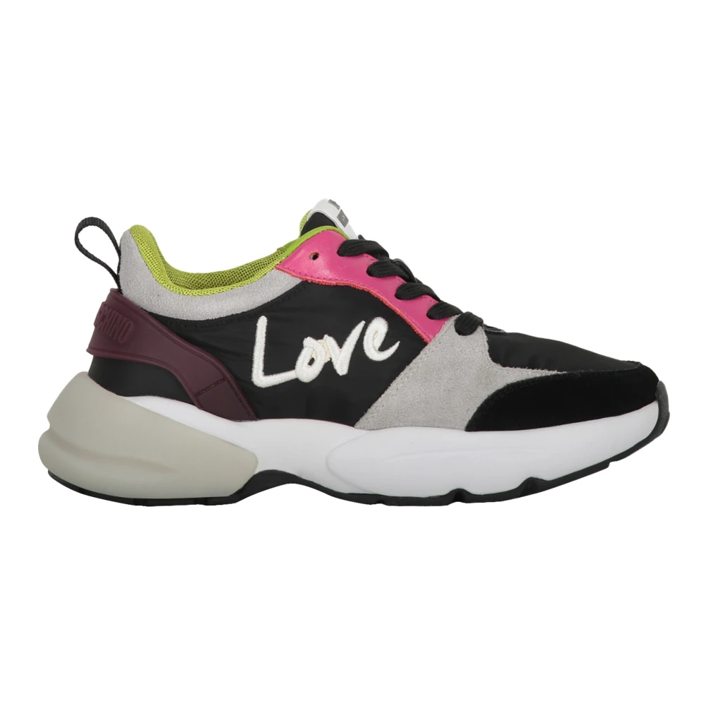 Love Moschino Suede Low-top Sneakers Multicolor, Dam