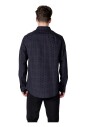 chemise-en-coton-a-pois-bleus