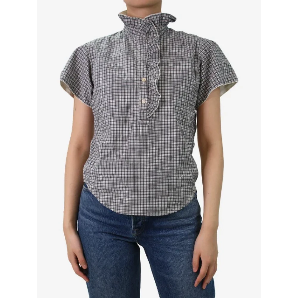 Isabel Marant Pre-owned Cotton tops Gray Dames
