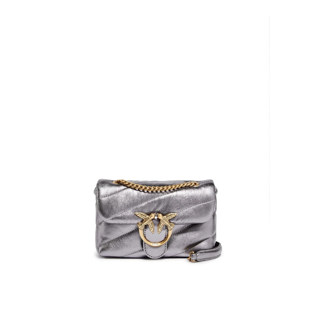 Pinko Women's Gray Shoulder Bag - Shoulder Bags - One Size - Bags