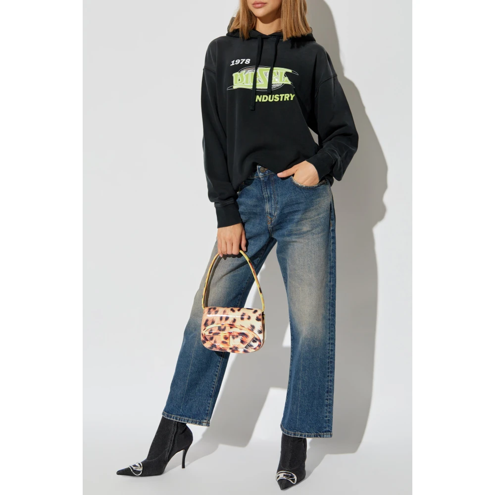 Diesel Sweatshirt F-Buxt-Hood-P2 Black Dames