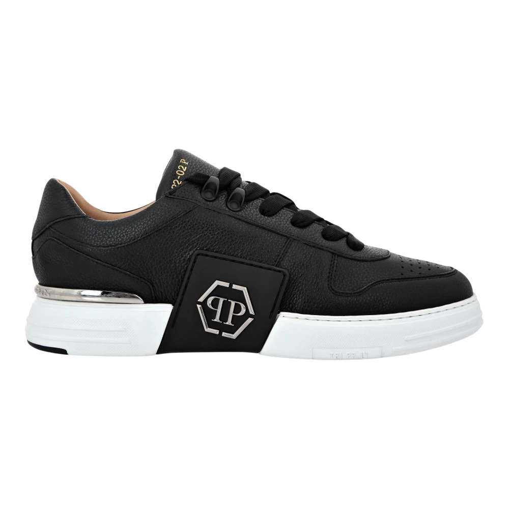 Philipp Plein Phantom Kicks Low-Top Sneakers unisex Schoenen Zwart
