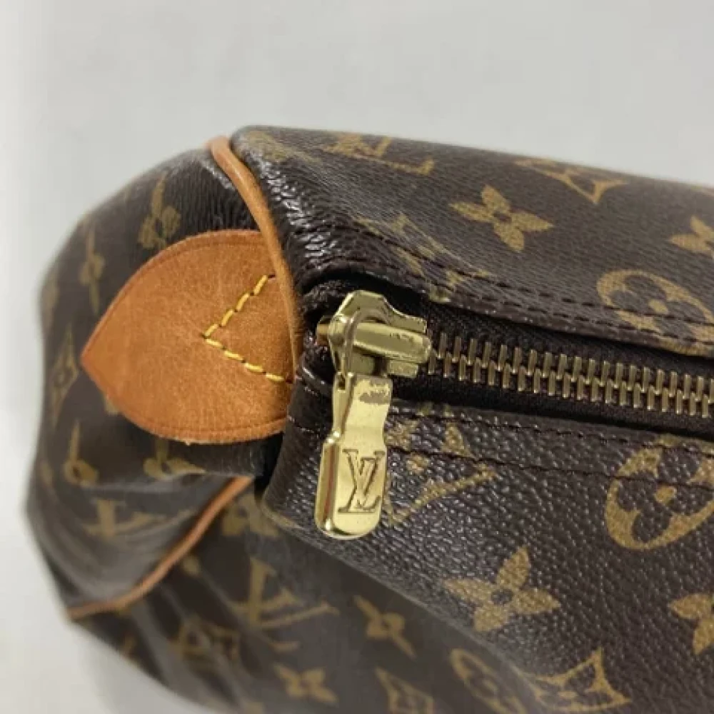 Louis Vuitton Vintage Pre-owned Cotton louis-vuitton-bags Brown Dames